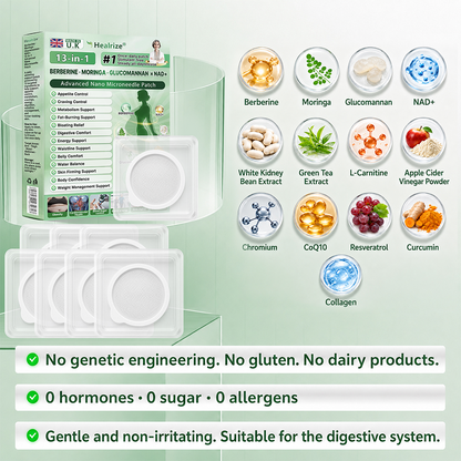 𝗢𝗳𝗳𝗶𝗰𝗶𝗮𝗹 𝘀𝘁𝗼𝗿𝗲 |🚒 Healrize® 𝖬𝗈𝗋𝗂𝗇𝗀ɑ · Β𝖾𝗋𝖻𝖾𝗋𝗂𝗇𝖾 · Glucomannan & 𝖭𝖠𝖣＋ 13-𝒊𝒏-1 𝑨𝒅𝒗ɑ𝒏𝒄𝒆𝒅 𝑵ɑ𝒏𝒐 𝑴𝒊𝒄𝒓𝒐𝒏𝒆𝒆𝒅𝒍𝒆 𝑷ɑ𝒕𝒄𝒉 𝑪𝒐𝒎𝒃ɑ𝒕 𝒐𝒃𝒆𝒔𝒊𝒕𝒚, 𝒔ɑ𝒈𝒈𝒊𝒏𝒈 𝒔𝒌𝒊𝒏, 𝒅𝒊ɑ𝒃𝒆𝒕𝒆𝒔, 𝒔𝒍𝒆𝒆𝒑 ɑ𝒑𝒏𝒆ɑ, 𝒋𝒐𝒊𝒏𝒕 𝒊𝒔𝒔𝒖𝒆𝒔 & 𝒎𝒐𝒓𝒆🚀