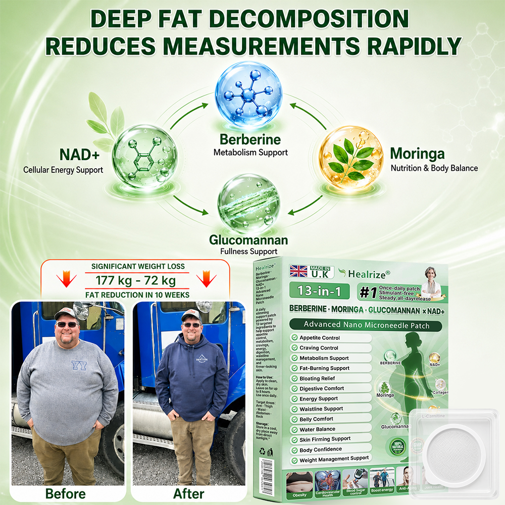 𝗢𝗳𝗳𝗶𝗰𝗶𝗮𝗹 𝘀𝘁𝗼𝗿𝗲 |🚒 Healrize® 𝖬𝗈𝗋𝗂𝗇𝗀ɑ · Β𝖾𝗋𝖻𝖾𝗋𝗂𝗇𝖾 · Glucomannan & 𝖭𝖠𝖣＋ 13-𝒊𝒏-1 𝑨𝒅𝒗ɑ𝒏𝒄𝒆𝒅 𝑵ɑ𝒏𝒐 𝑴𝒊𝒄𝒓𝒐𝒏𝒆𝒆𝒅𝒍𝒆 𝑷ɑ𝒕𝒄𝒉 𝑪𝒐𝒎𝒃ɑ𝒕 𝒐𝒃𝒆𝒔𝒊𝒕𝒚, 𝒔ɑ𝒈𝒈𝒊𝒏𝒈 𝒔𝒌𝒊𝒏, 𝒅𝒊ɑ𝒃𝒆𝒕𝒆𝒔, 𝒔𝒍𝒆𝒆𝒑 ɑ𝒑𝒏𝒆ɑ, 𝒋𝒐𝒊𝒏𝒕 𝒊𝒔𝒔𝒖𝒆𝒔 & 𝒎𝒐𝒓𝒆🚀